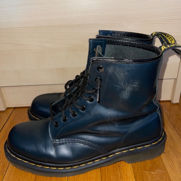 Navy Blue Doc Martens - Picture 2 of 4
